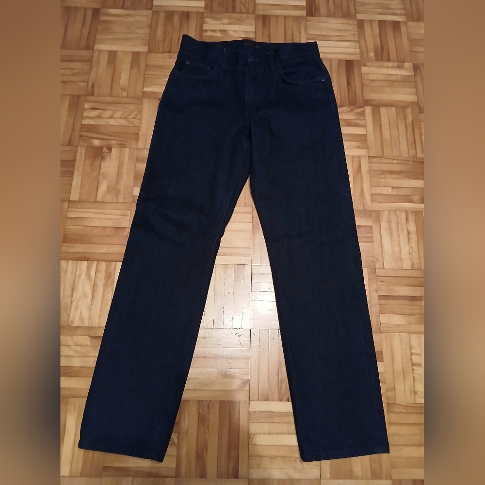 Helmut Lang &Uniqlo Dark Blue Straight Jeans.Size 29